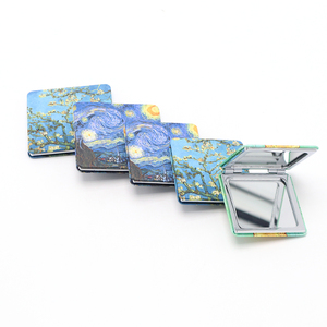 Bảo tàng trang điểm kỷ niệm vuông tác phẩm nghệ thuật thiết kế tùy chỉnh quà lưu niệm Túi mirrogift mini cầm tay espejo trang điểm gương - Product Image 6