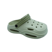 Chaussures sabots EVA unisexes Sandales plates-formes confortables de couleur unie avec semelle intérieure en caoutchouc plastique OEM personnalisé