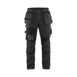 BLAKLADER - 155418609899D120 Craftsman <b>trousers</b> with stretch Dark <b>grey</b>/black - EAN 7330509658147 <b>WORK</b> <b>TROUSERS</b> - Product Image 1