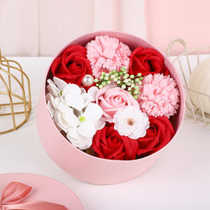 Soap flower simulation flower Mother's Day <b>gift</b> bouquet for Mother birthday rose cherry blossom - Product Image 5