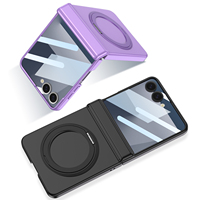 Étui GKK magnétique antichoc et étanche en PC, design simple, protection intégrale 360° avec support rotatif, couleur unie, pour Z Flip 7 6 couleurs