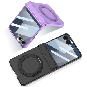 GKK magnetic Simple Design Full-Body <b>PC</b> 360 rotating <b>stand</b> Protection Shockproof Waterproof Pure Color Case for Z Flip 7 - Product Image 5