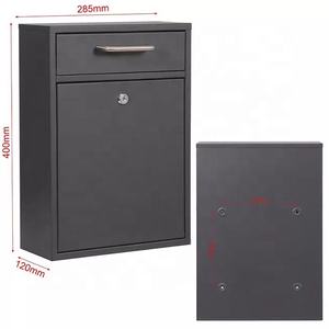 सुरक्षित मुक्त स्थायी वाटरप्रूफ एंटी-चोरी आउटडोर लॉक करने योग्य धातु मेलबॉक्स रूस्टप्रूफ फिनिश - Product Image 3