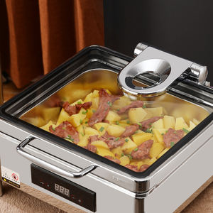 Recipientes Eléctricos para Buffet Liyunda, de Alta Calidad, Acero Inoxidable SUS 304, Recipiente para Alimentos de 6L, Juego de Calentadores de Alimentos de Lujo en Oferta - Product Image 4