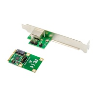 ST7227 Mini PCI-Express RTL8111F Kartu Jaringan Server Berkabel Gigabit Internal Port Tunggal RJ45 Tersedia