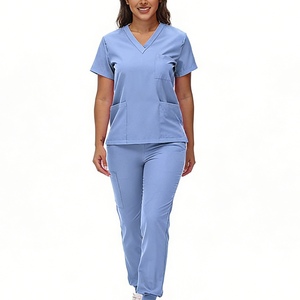 <span class=keywords><strong>ชุด</strong></span>ยูนิฟอร์มแพทย์แบบปรับแต่งได้ <span class=keywords><strong>ชุด</strong></span>สครับคอวีสำหรับผู้หญิงและผู้<span class=keywords><strong>ชาย</strong></span> <span class=keywords><strong>ชุด</strong></span> 2 ชิ้น มีกระเป๋า <span class=keywords><strong>ชุด</strong></span>ยูนิเซ็กซ์สำหรับโรงพยาบาล แห้งเร็ว แฟชั่น Sehe - Product Image 2
