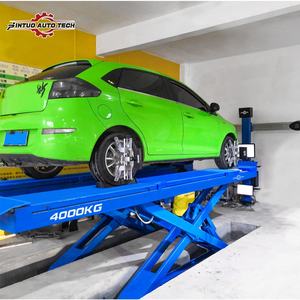 Jintuo diskon besar gunting kendaraan hidrolik listrik bawah tanah gunting angkat mobil Platform pengangkat mobil portabel <span class=keywords><strong>Lift</strong></span> <span class=keywords><strong>Hoist</strong></span> untuk roda selaras - Product Image 5