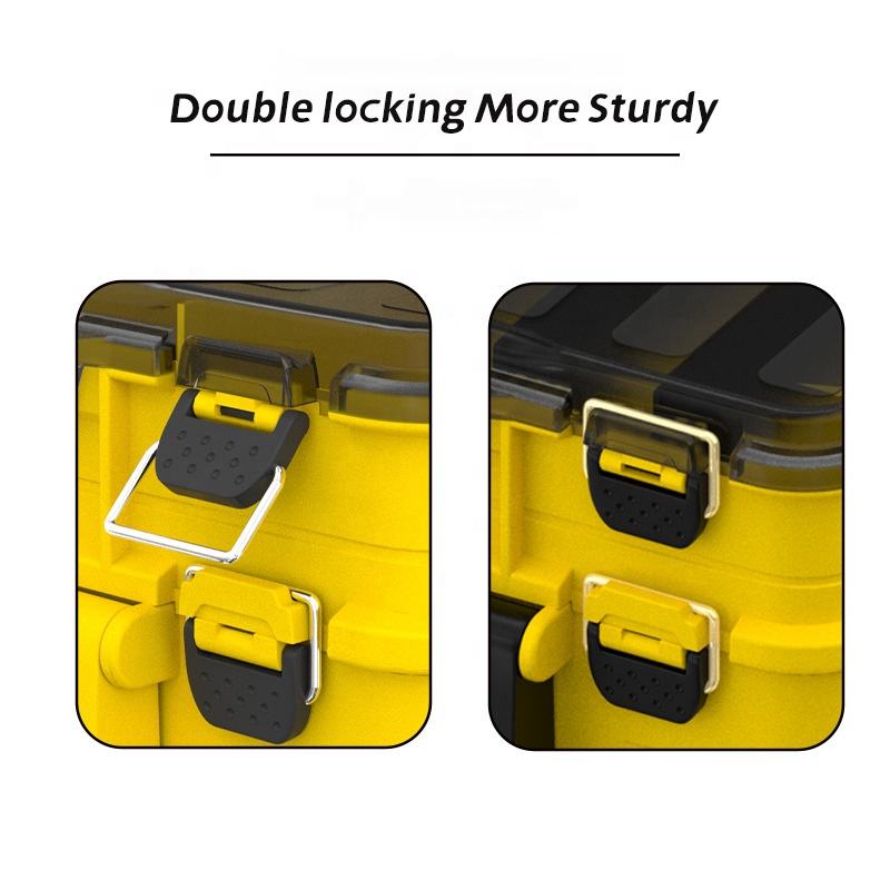 Boîte à Leurres Boîte De Rangement Portable Boîte De Support D'Appâts De Pêche En Plastique Avec Clip Pour Le Stockage De Leurre Accessoires De Pêche