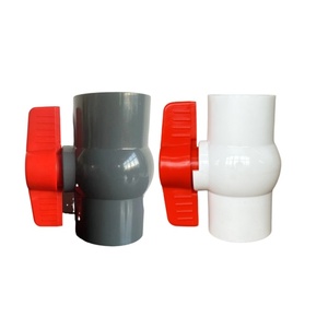 El mejor precio de África, enchufe deslizante de Color blanco y gris, 20mm a 110mm, válvula de bola octogonal compacta de PVC, riego de agua para piscina - Product Image 3
