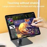 Dudukan Tablet Desktop yang Dapat Disesuaikan untuk iPad Air M4/M3/M2/M1 untuk Pad 6 Pro/6S Kindle 9/10/11 12.9/13-Inci