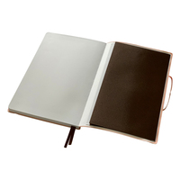 Bloc-notes professionnel en cuir souple, personnalisé avec logo imprimé, boîte pour journal, logo personnalisé