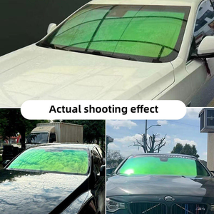 1.52 diretta in fabbrica * 30m Ghost Rose sole pellicola per finestra per animali domestici autoriparante per auto - Product Image 3