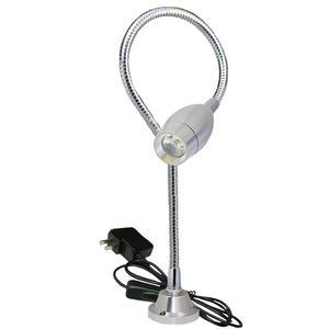 Lámpara de Trabajo LED de 220V con Fuerte Imán, 24V Universal, Cuello de Cisne Flexible, Iluminación Industrial, Lámpara de Mesa para Máquinas Herramienta - Product Image 1