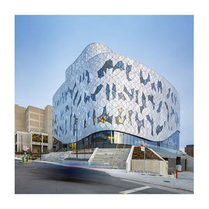 Vente en gros d'usine Design moderne avec panneau mural de <span class=keywords><strong>façade</strong></span> décoratif en aluminium découpé au laser - Product Image 3