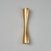 Lampe murale LED en aluminium 6W au design unique, étanche IP65, dorée, pour extérieur, hôtel, villa, jardin, style classique, 3000K-6000K