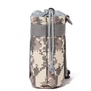 Échantillon gratuit : Porte-bouteille tactique en polyester 600D avec cordon de serrage, pochette à eau pour le sport, sac d'extérieur - Product Image 6