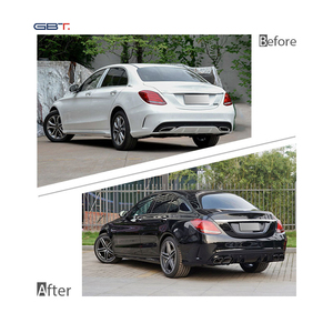 ชุดแต่งกระจังหน้า GBT รุ่นยอดนิยมสำหรับ Mercedes C63 อุปกรณ์เสริมสำหรับอัพเกรด สำหรับรถยนต์รุ่น C Class W205 Facelift ปี 2014-2019 - Product Image 4