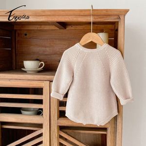 Macacão de Malha de Manga Longa para Bebês Engepapa Outono, Moda Infantil, Roupa de Algodão para Meninas - Product Image 5