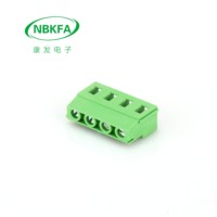 KFANGFA Borniers de raccordement PCB à vis en laiton, pas de 7,62 mm, 300 V, 20 A, KF129V-7.62-3P