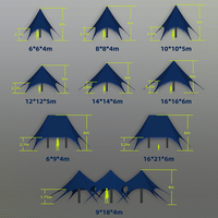 Tente gonflable portable Airvon multi-pieds, résistante aux UV, pour événements publicitaires et divertissements en extérieur sur la plage