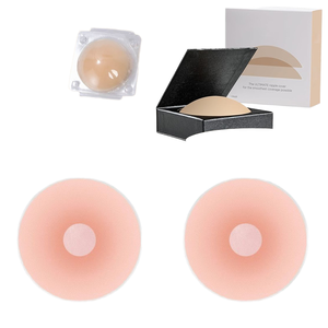 Sexy Silikon Wasserdichter Anti-Stoß Atmungsaktiver Abnehmbarer Unsichtbarer Brustwarzenaufkleber für Hochzeitskleider und Dünne Träger - Product Image 1