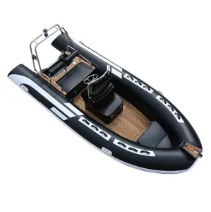 Usine bas prix luxe RIB Yacht 480cm coque rigide bateau en fibre de verre