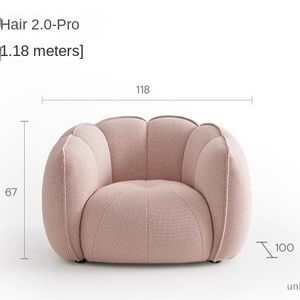 Divano in Tessuto a Forma <span class=keywords><strong>di</strong></span> Zucca, Stile Retrò Genitore-Figlio, Poltrona Moderna per Soggiorno e Camera da Letto con Compressione Sottovuoto - Product Image 6