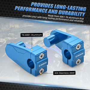 Elevadores de Manillar NiceCNC para Blaster 200, ATV para <span class=keywords><strong>Yamaha</strong></span> <span class=keywords><strong>Raptor</strong></span> 700 700R 2013-2026 <span class=keywords><strong>Banshee</strong></span> 350 YFZ350 1987-2001 YFS200 - Product Image 3