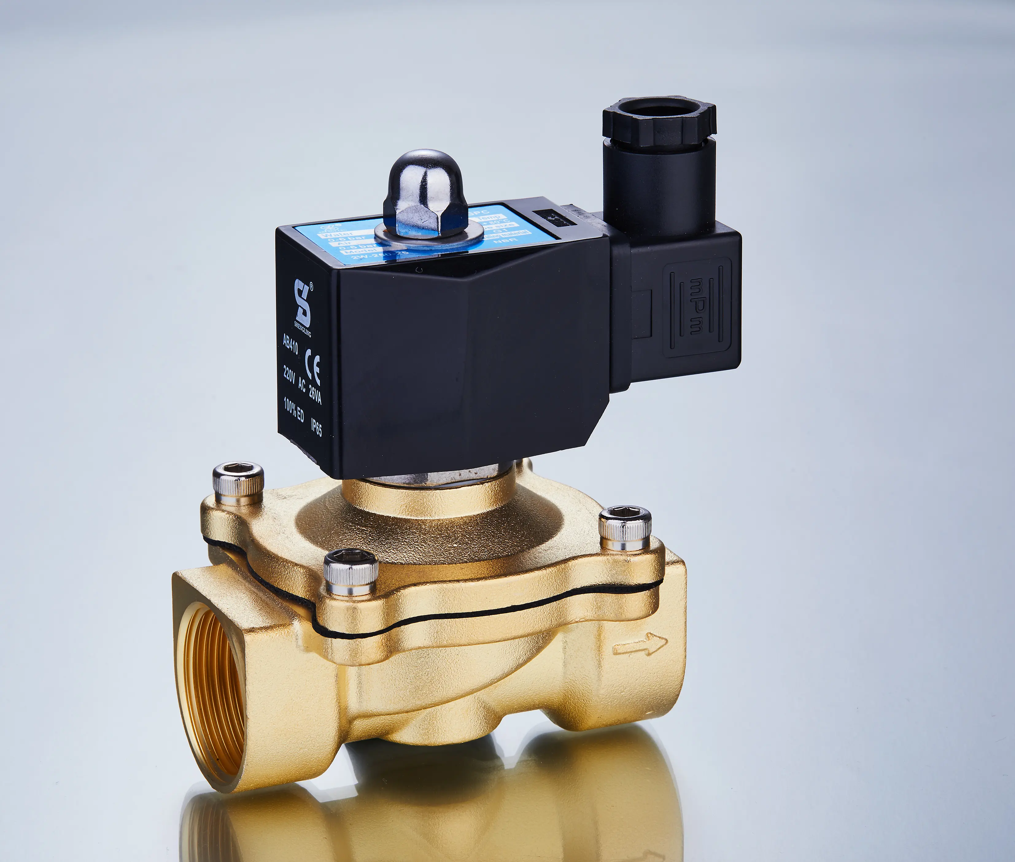 xingyu automatic brass electric air water Ningbo wholesale EMC JELPC pneumatic 1/2 3/8 1/4 1inch valves 2W160-15D solenoid valve