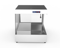 Vente chaude 600W basse puissance frites frites poulet poisson viande lumière électrique puces réchauffeur Machine avec collecteur d'huile usée