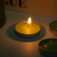 Ensemble de bougies chauffe-plat parfumées personnalisées en gros, longue durée de combustion, avec emballage sur mesure, mini bougies chauffe-plat