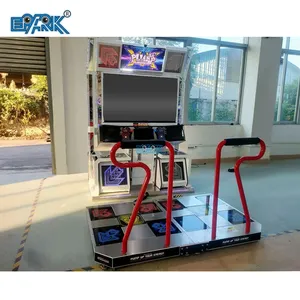 Coin Operaed Arcade 2 Player Interactive Pump It Up Music Rhythm Dance Revolution Arcade Machine For Sale