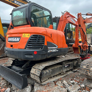รถขุด Doosan DX60 DX55 มือสอง ของแท้จากเกาหลี รถขุดขนาดเล็กแบบตีนตะขาบ ขาย - Product Image 1