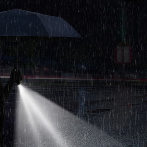 23 pulgadas de vuelta con 3 plegable del paraguas de la linterna plegable con LED iluminado - Product Image 4