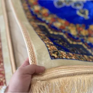 Premium Islamic Muslim Prayer Rug Ramadan Gift Janamaz Sajjadah