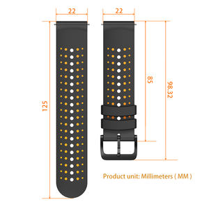 สายนาฬิกาข้อมืออเนกประสงค์22มม. สำหรับนาฬิกา <span class=keywords><strong>Huawei</strong></span> GT6 <span class=keywords><strong>Pro</strong></span> <span class=keywords><strong>GT</strong></span> 5 4 3 <span class=keywords><strong>2</strong></span> 46มม. 5 4 <span class=keywords><strong>Pro</strong></span> ซิลิโคนนิ่มสายนาฬิกาสปอร์ตอัจฉริยะอุปกรณ์เสริม - Product Image 3