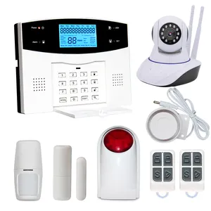 Système d'alarme de sécurité anti-intrusion domestique sans fil, wi-fi, GSM/PSTN, avec batterie ni-hi, DIY, pour maison