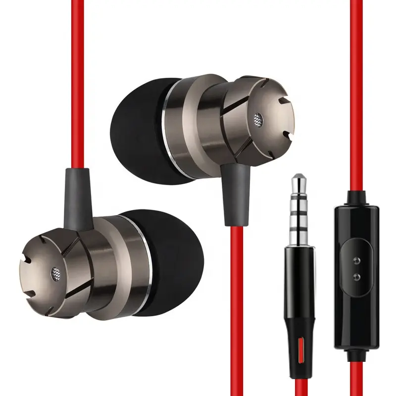 Miễn Phí Mẫu 3.5 Mm Tai Nghe Trong Tai Tai Nghe Tai Nghe Earbuds Bass Tai Nghe Đối Với iPhone Cho HuaWei Cho Xiaomi