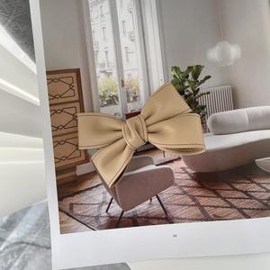 Klip Pita Rambut Kulit Berjajar Permen Manis Musim Semi dan Musim Panas Pin Rambut Pu Aksesori Rambut Elegan - Product Image 6