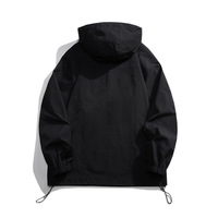 Homme Couleur Unie Sport Casual Quarter Zipper Pull Anorak Jacket Streetwear Coach Jacket For Spring Season Ropa Hombre