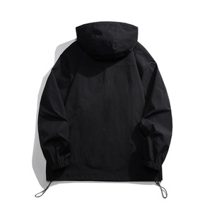Jersey <span class=keywords><strong>Deportivo</strong></span> de Color Sólido para <span class=keywords><strong>Hombre</strong></span>, Chaqueta <span class=keywords><strong>Anorak</strong></span> Informal con Cremallera, Ropa de Calle, Chaqueta de Entrenador, Temporada de Primavera - Product Image 3