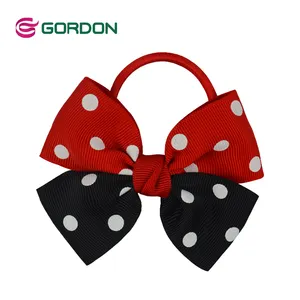 Gordon Pita Polyester Butik Pita Pita Elastis Ikat Rambut Ponytail Holder Pita Rambut Anak Perempuan Dekorasi Rambut