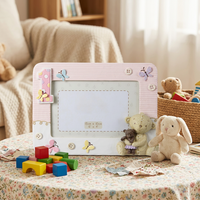 Cadre photo en résine pour le premier anniversaire de bébé, souvenir mignon en forme d'ours, pour la décoration de table