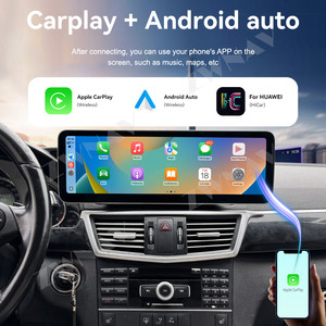ZWNAV Système intelligent Android 15 de 14,9 pouces pour <span class=keywords><strong>Mercedes</strong></span> Benz Classe E 2010-2013 GPS Navi <span class=keywords><strong>Autoradio</strong></span> CarPlay sans fil Unité principale - Product Image 4