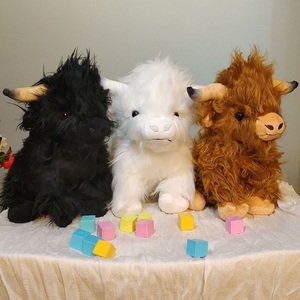 Venta al por Mayor de Fábrica: Peluches de Vaca Highland de 28 cm, Muñecos de Yak Escocés, Regalos para Niños - Product Image 5