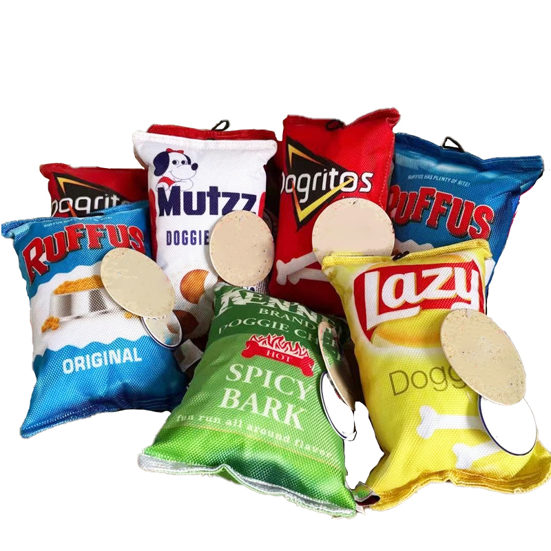 Лидер продаж на заказ, креативные закуски, Интерактивная Милая пищалка из ткани Оксфорд, игрушка для собак по низкой цене, жевательные игрушки для собак