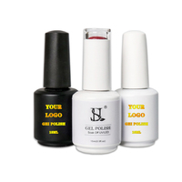 Échantillon gratuit, marque privée, vernis à ongles en gel UV LED à faire tremper, longue durée, 60 couleurs, design français, DIY, non toxique