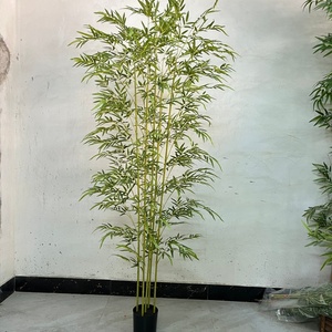 <span class=keywords><strong>Bambou</strong></span> Artificiel Durable et Écologique Personnalisable, Modèle Déesse Dorée, avec <span class=keywords><strong>Pot</strong></span>, <span class=keywords><strong>pour</strong></span> Intérieur, Extérieur et Espaces de Transition, Décoration d'Intérieur - Product Image 1