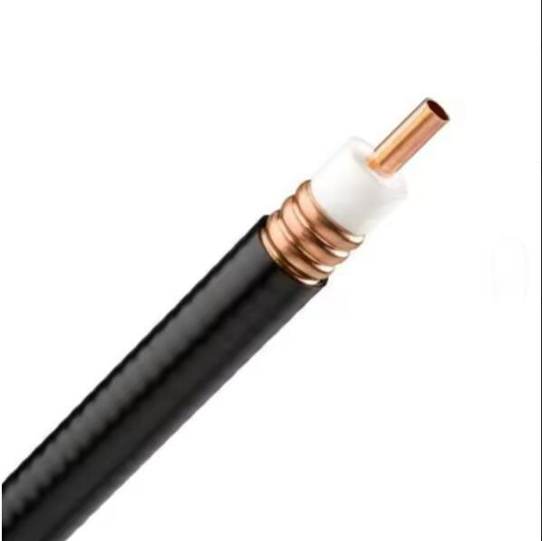 High Quality 1/2 3/4 7/8 Coaxial Cable Feeder Cables Corrugated Telecom RF Super Fiber Communication Cables Hot Sell