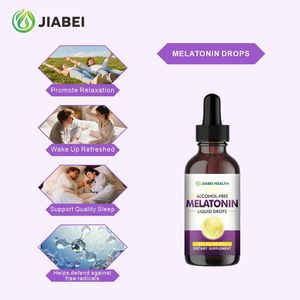 Suplementos OEM, Fabricante de Productos para la Salud, Gotas de Melatonina Personalizadas al por Mayor para Adultos, que Favorecen un Buen Sueño Nocturno - Product Image 3